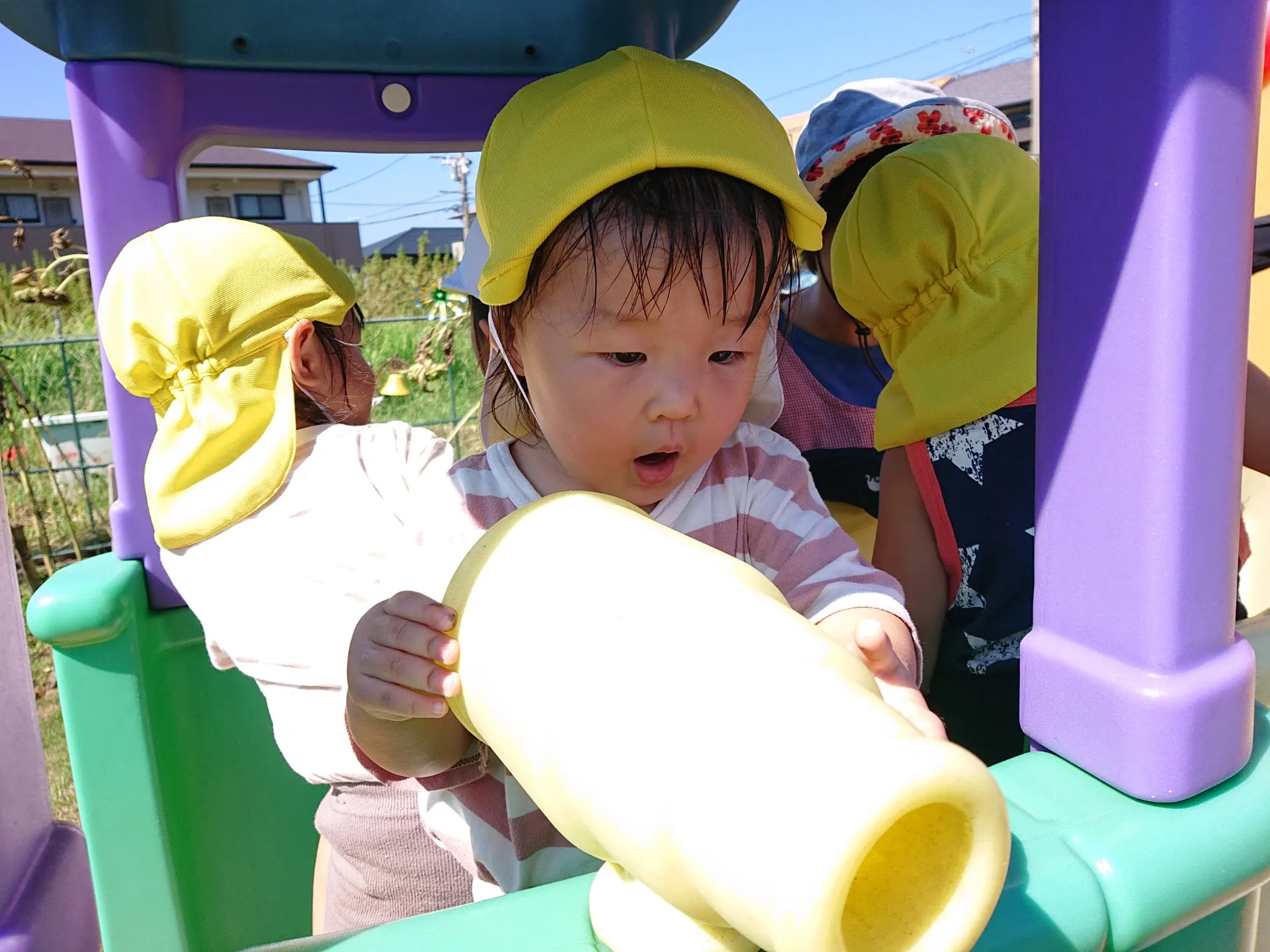 広場で遊ぼう（いちご組、りんご組）