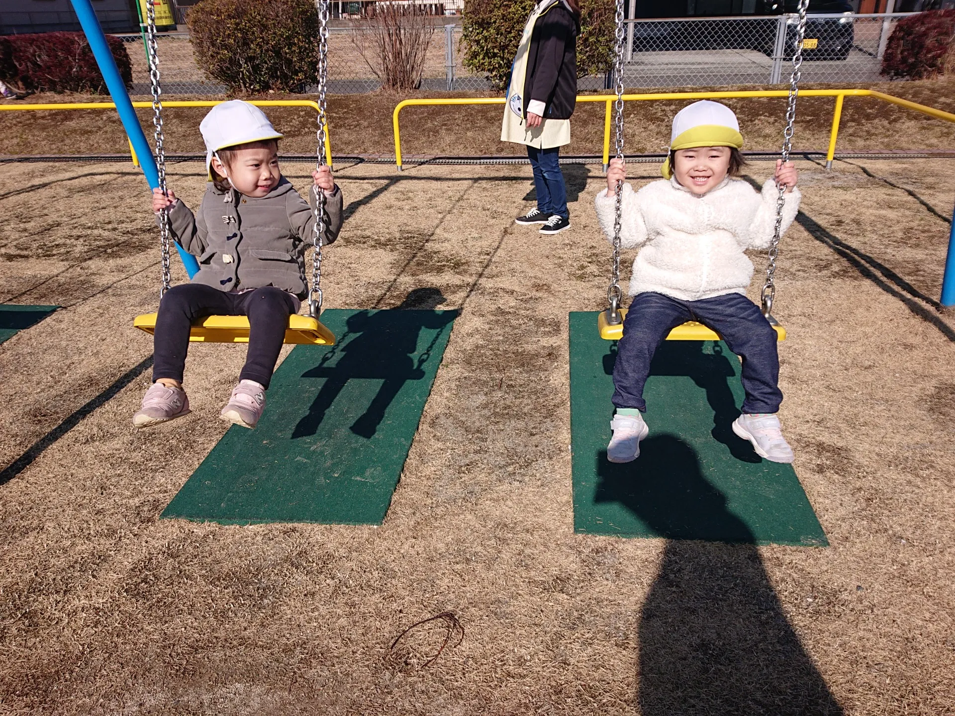 蛭田公園にお散歩に行こう（りんご組）