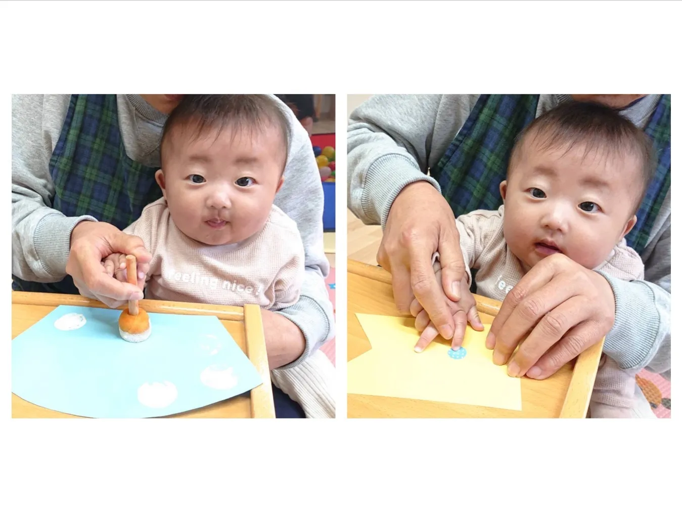 製作あそび・ボール遊び（いちご組）