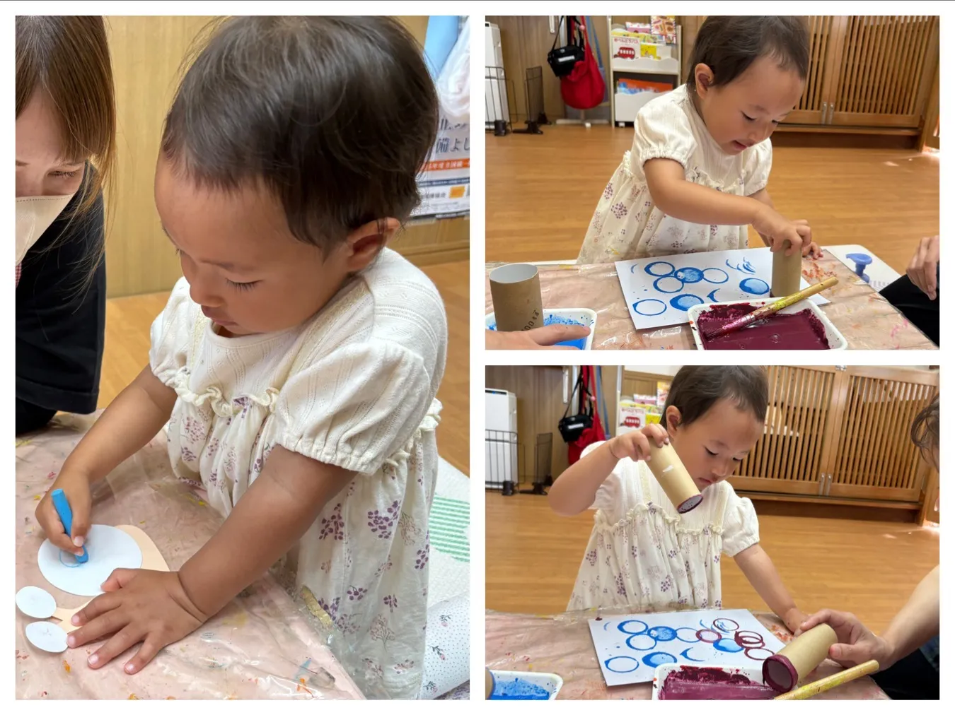 6月の製作をしよう（りんご組）