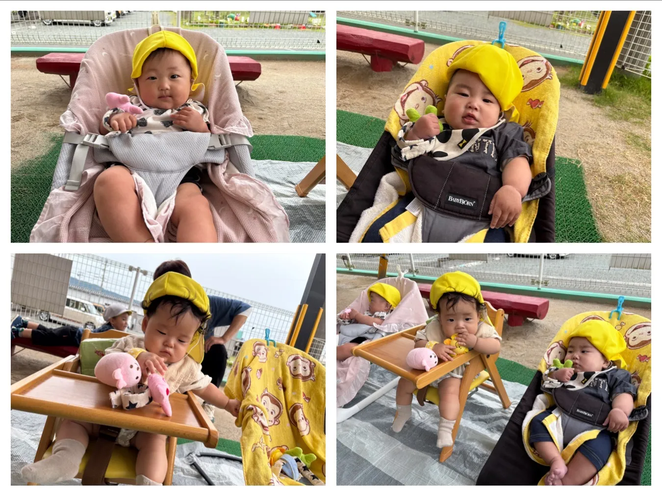 お庭で遊ぼう（いちご組・りんご組）