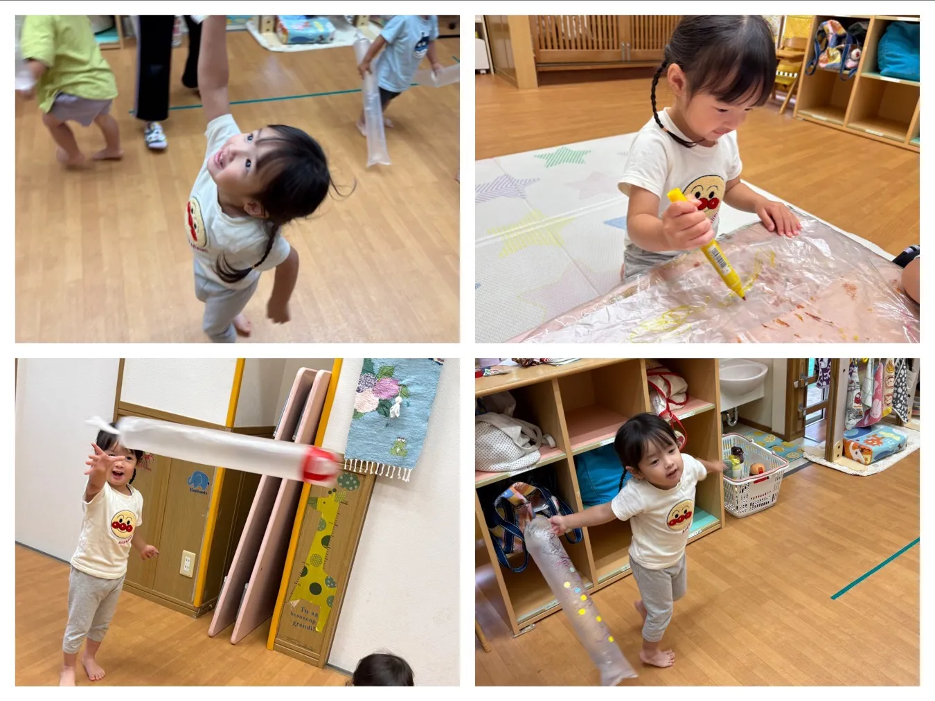 袋で遊ぼう（りんご組）