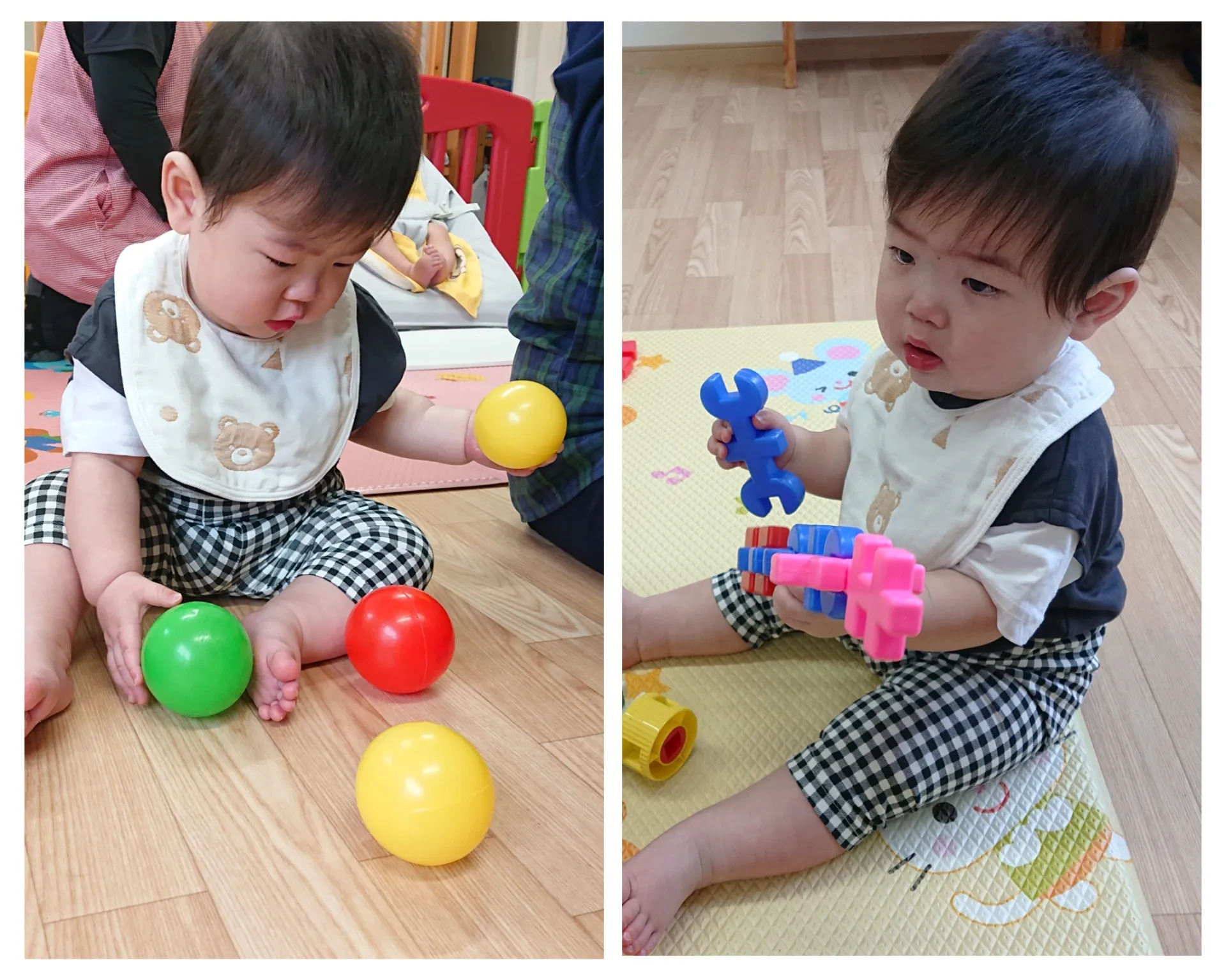 ボール遊び（いちご組、りんご組）