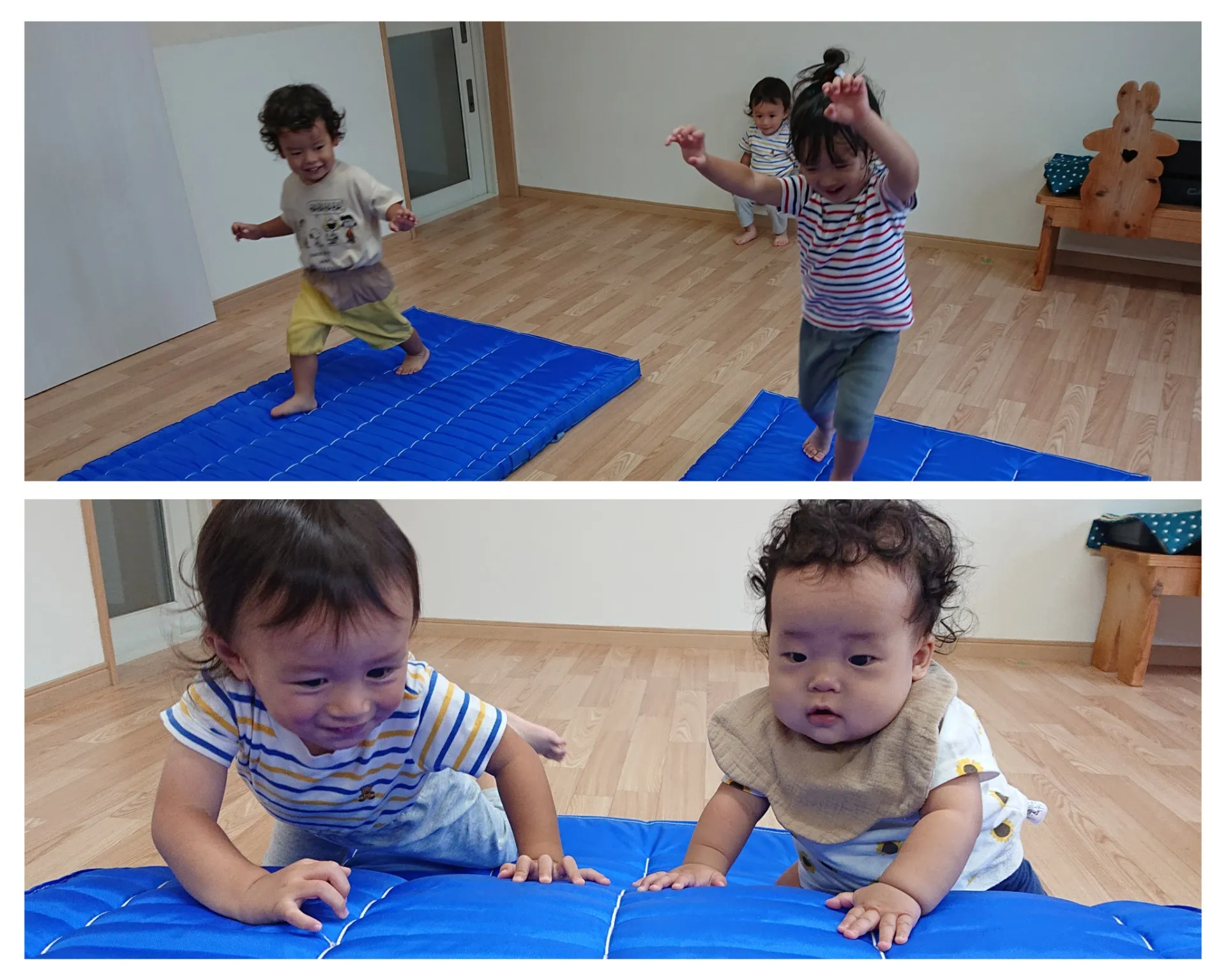 身体を動かして遊ぼう（りんご組、いちご組）