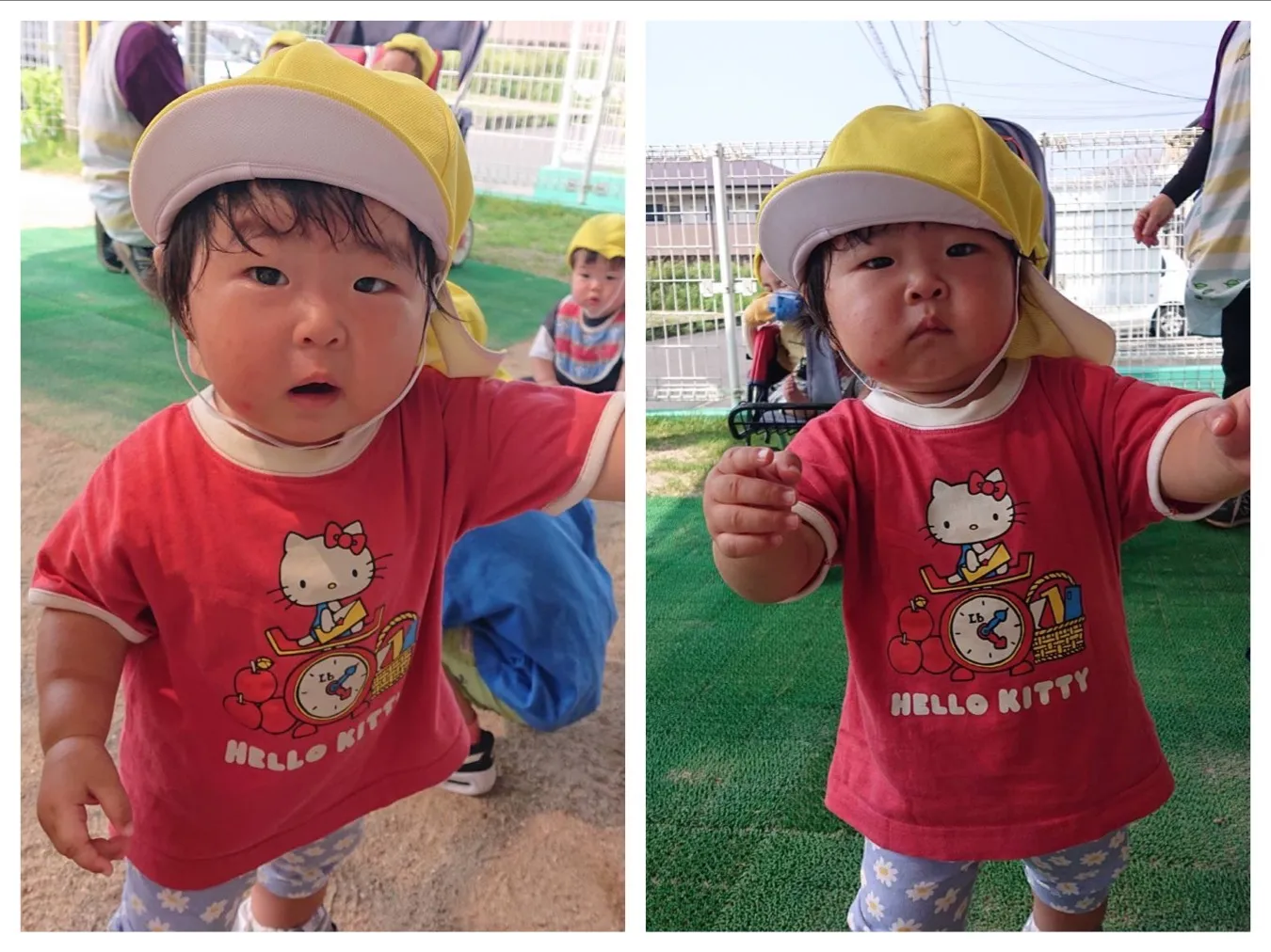 お庭で遊ぼう（いちご組）