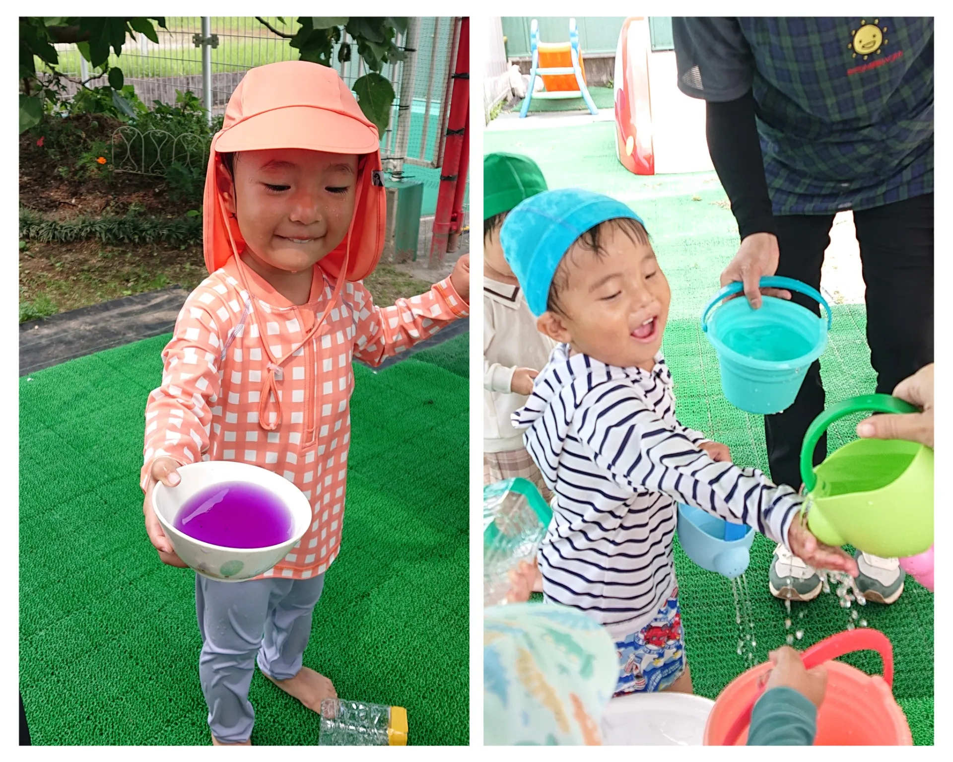 水遊び（りんご組、いちご組）