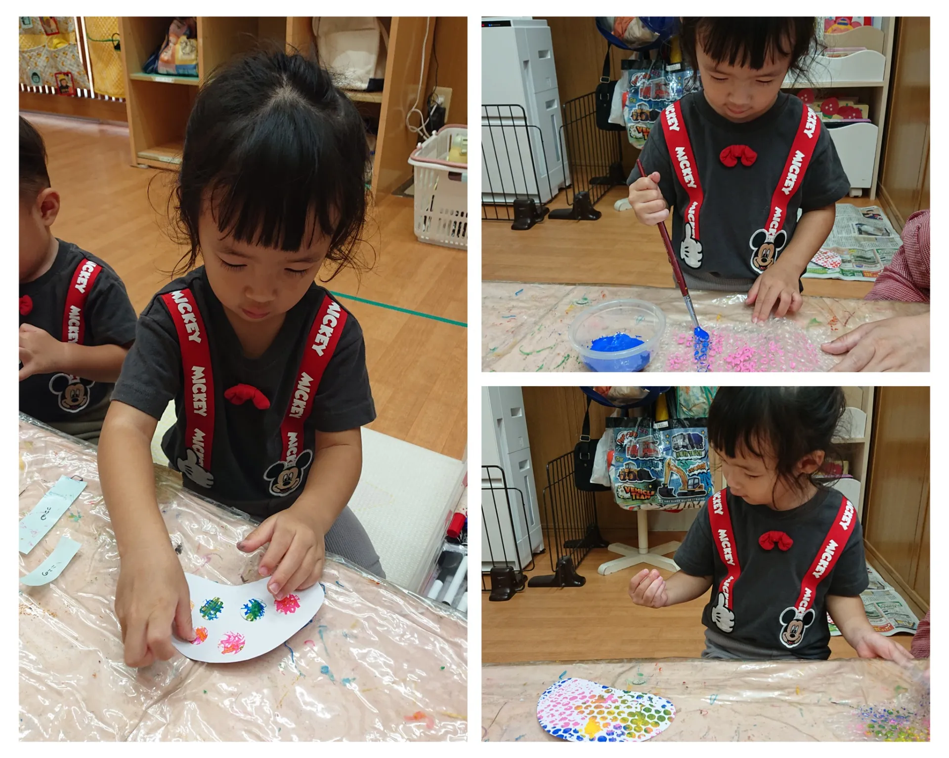 ９月の製作（りんご組）