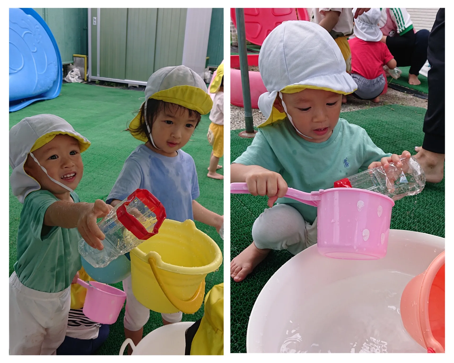 お庭で遊ぼう（りんご組、いちご組）