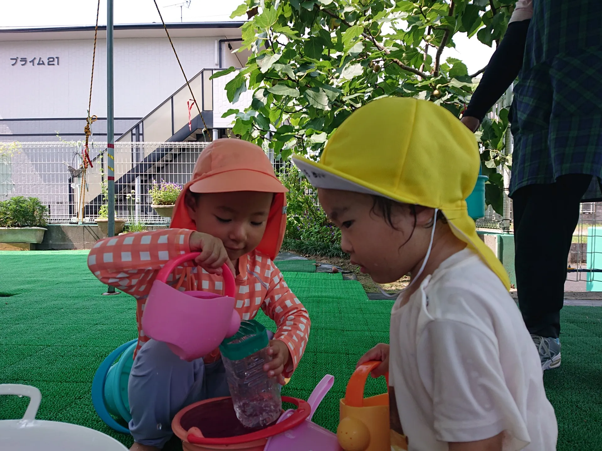 水遊びをしよう（りんご組、いちご組）