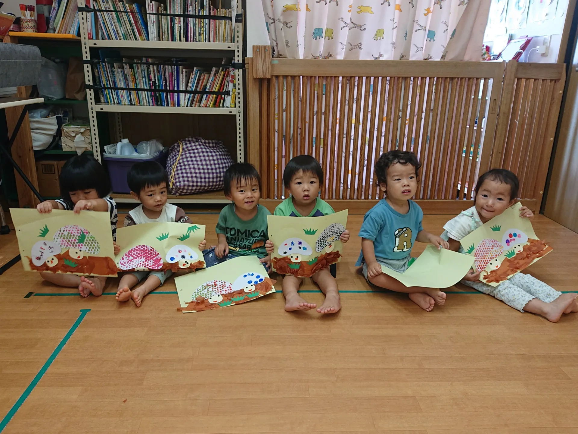 製作の仕上げをしよう（りんご組）