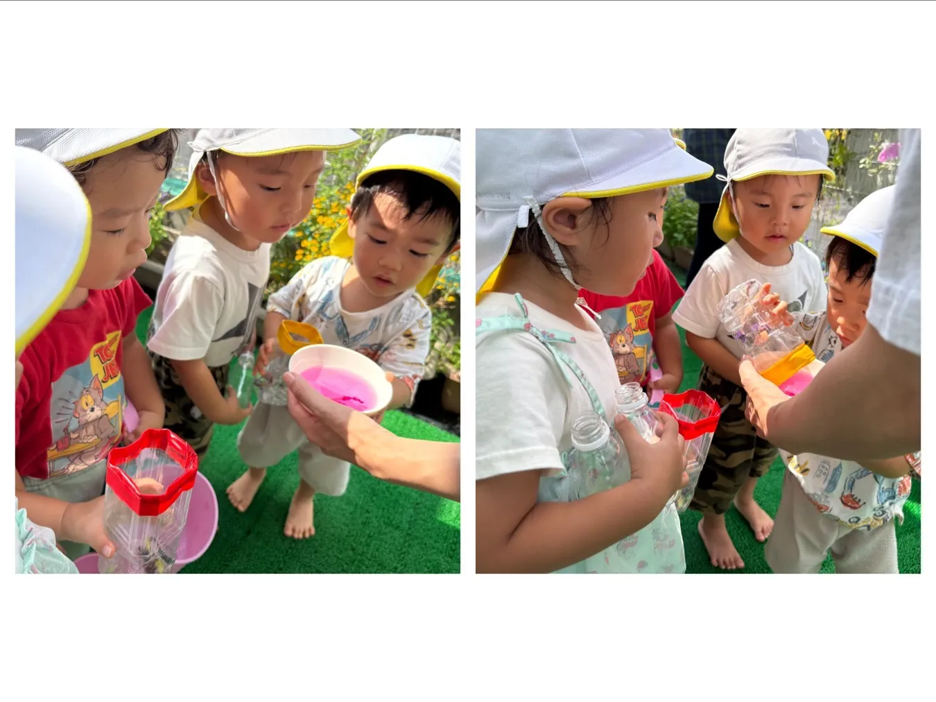 色水遊び（りんご組）