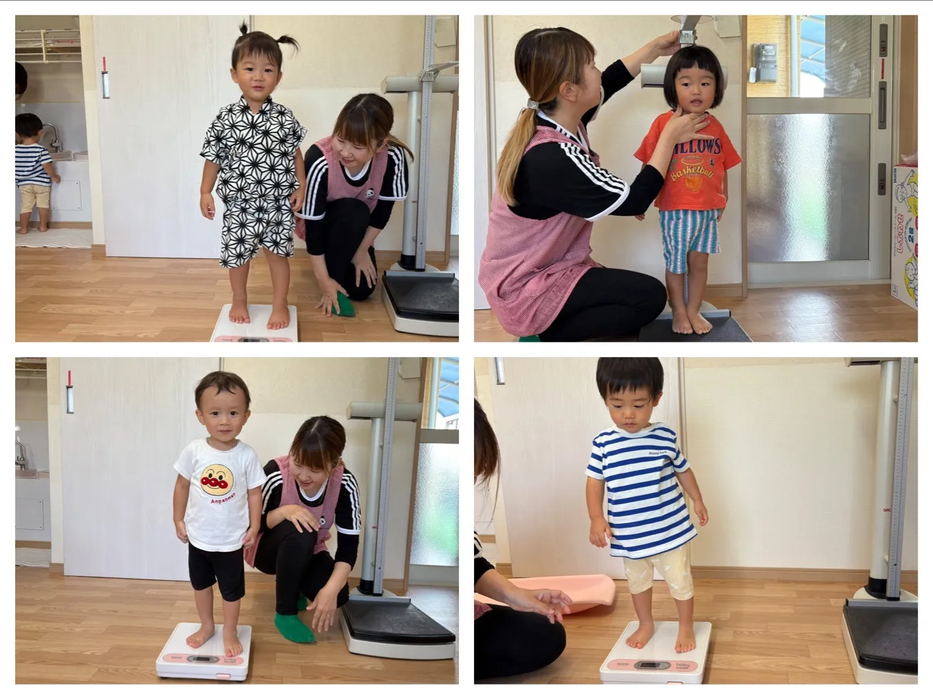 8月の誕生会・身体測定/お店屋さんごっこ（りんご組・いちご組）