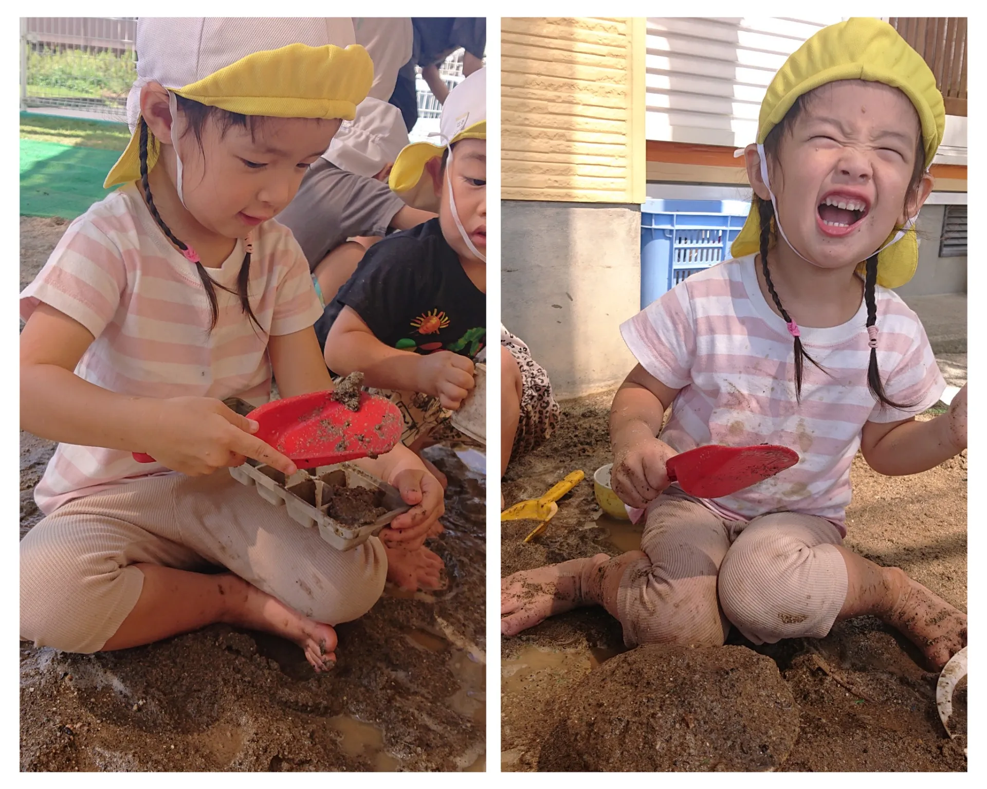 泥んこ遊び（りんご組）
