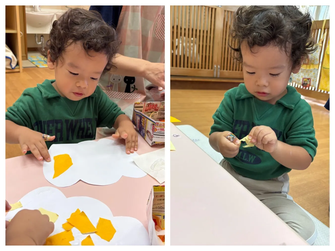 １０月製作（りんご組）