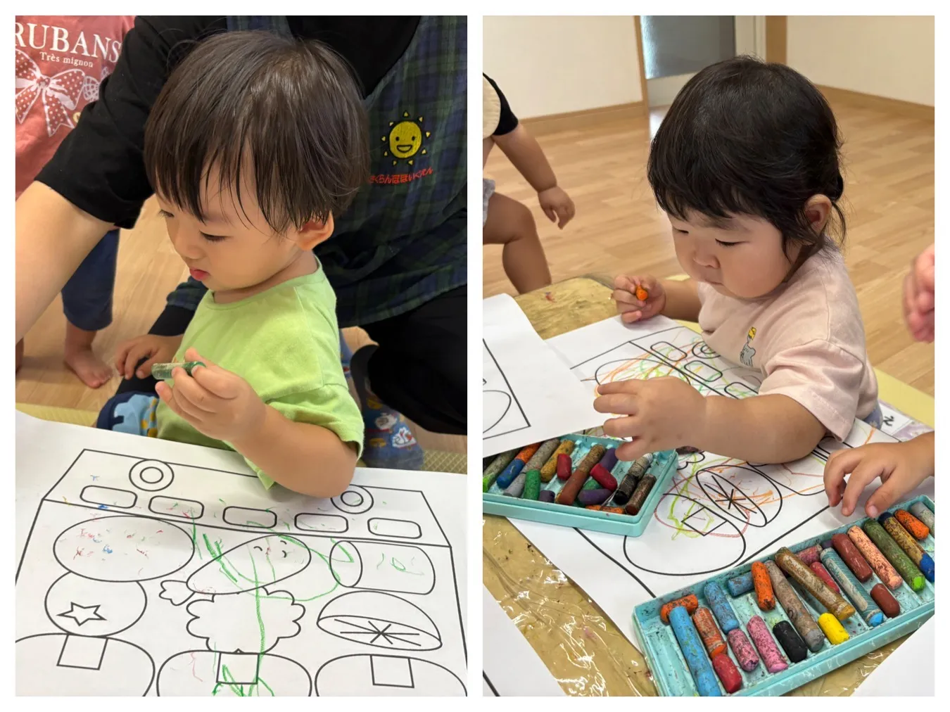 お絵かきを楽しもう（いちご組）