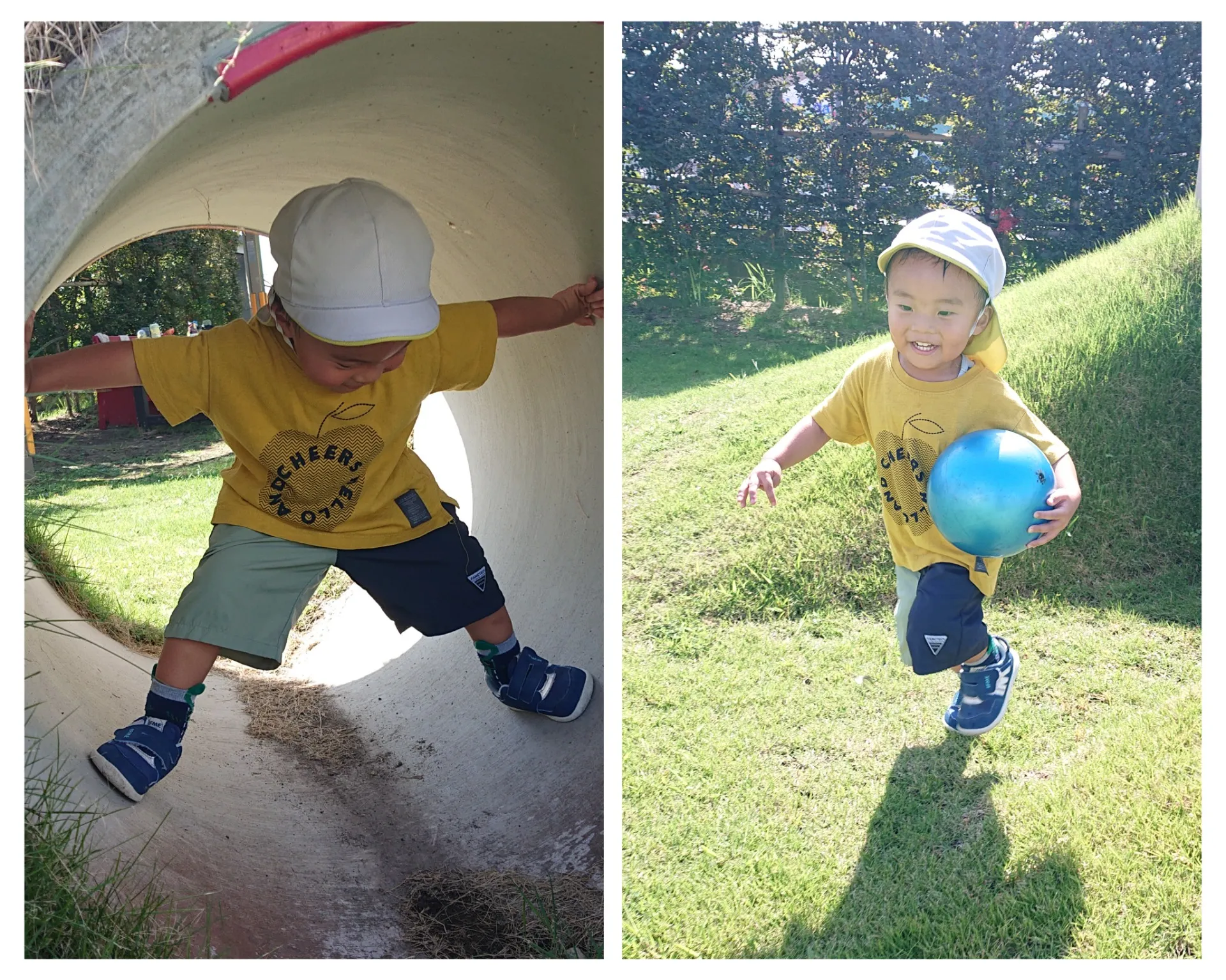 広場で遊ぼう（りんご組）