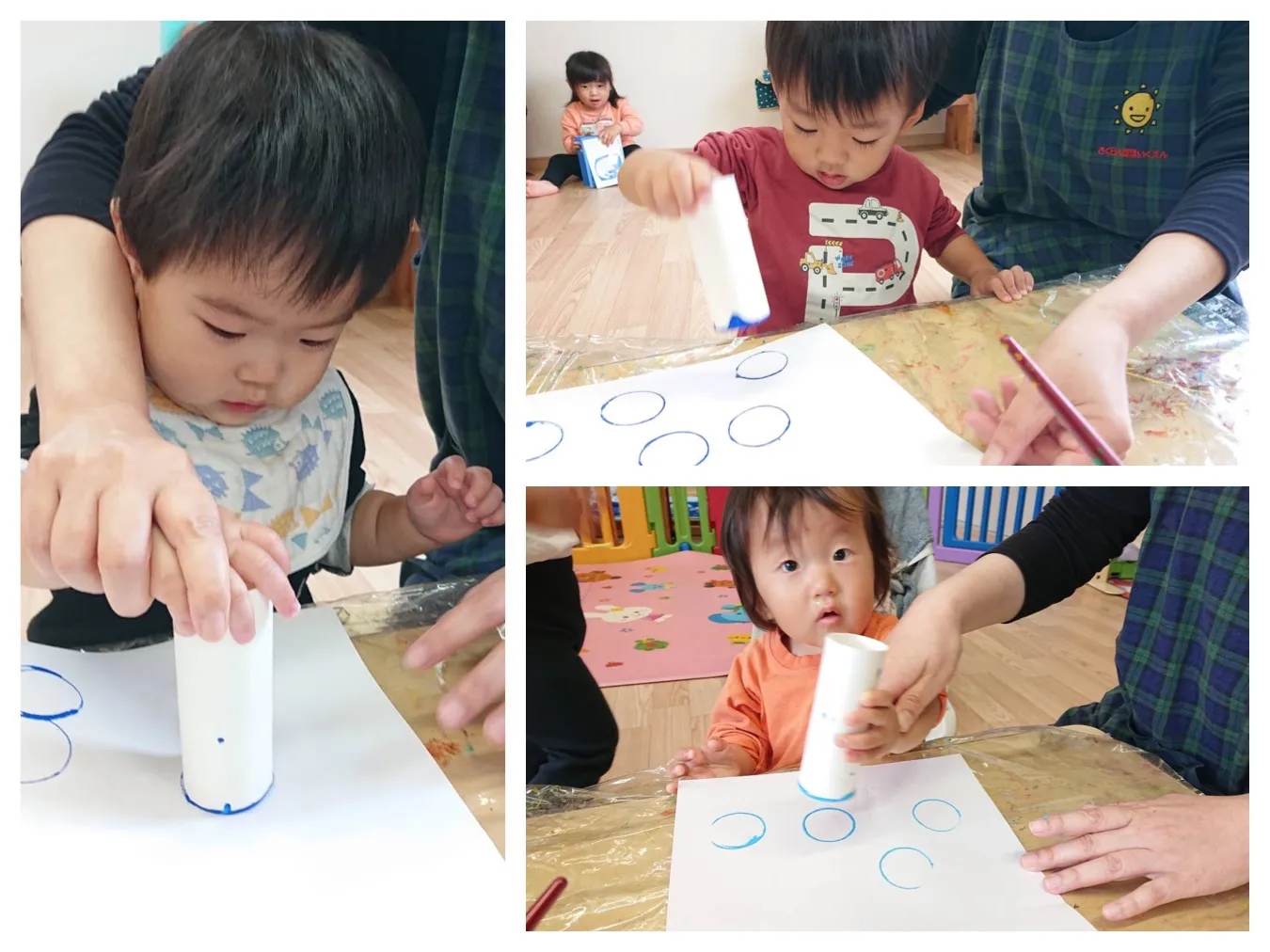 勤労感謝プレゼント製作（いちご組）