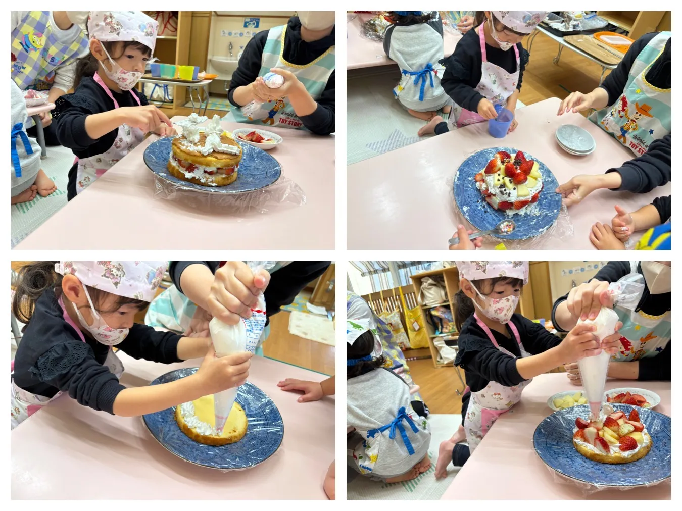 クリスマスケーキを作ろう（りんご組）