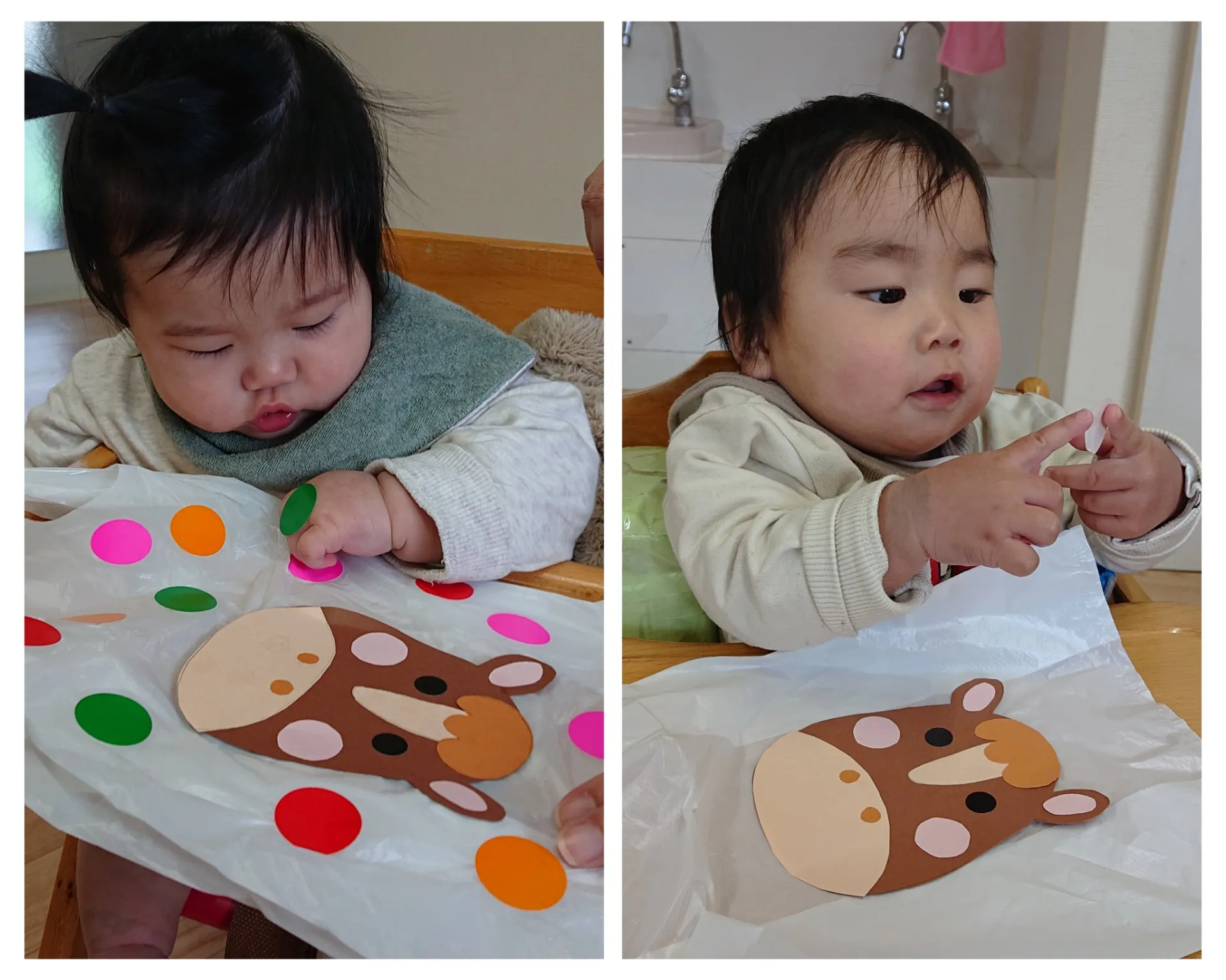 凧揚げの製作（いちご組）