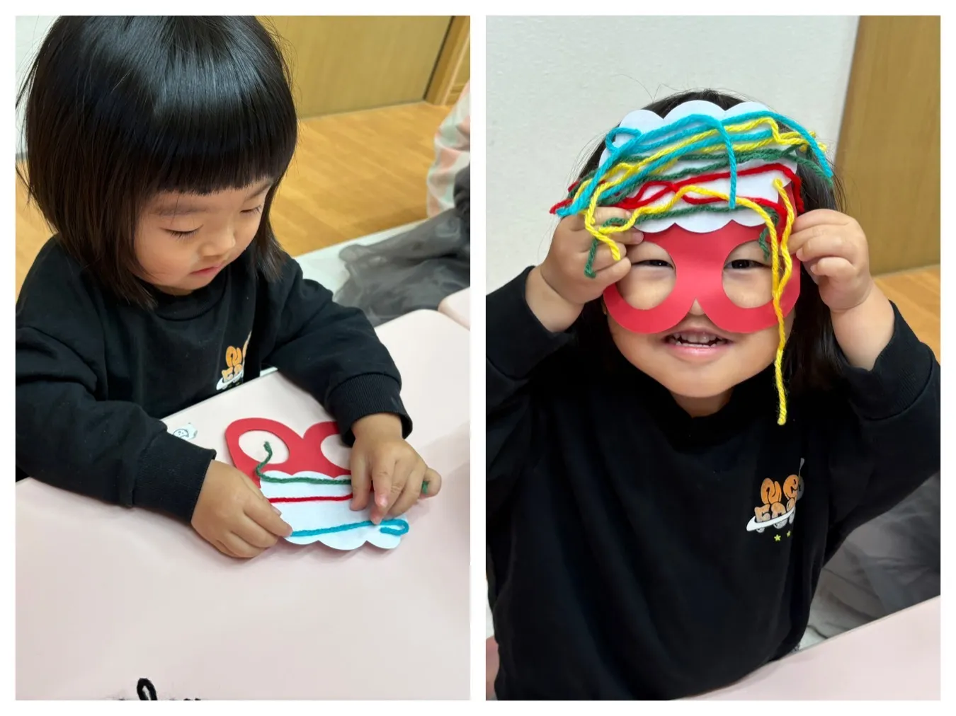 鬼のお面作りをしよう（りんご組）