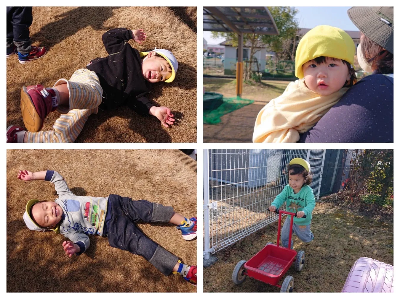 広場で遊ぼう（いちご組・りんご組）