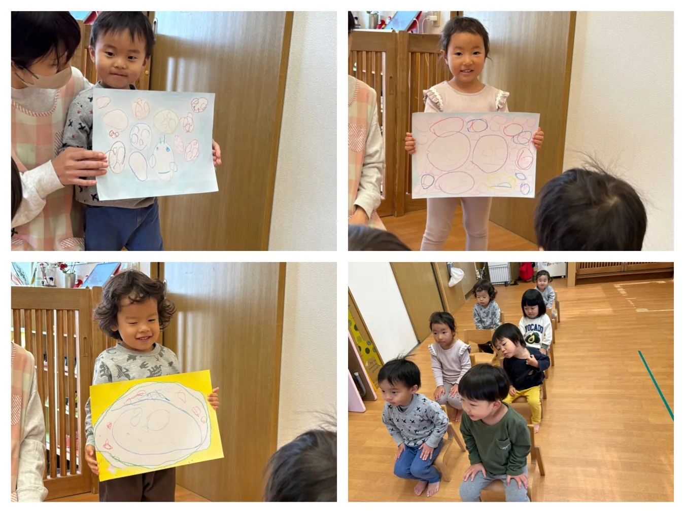 修了式の準備を始めよう（りんご組）