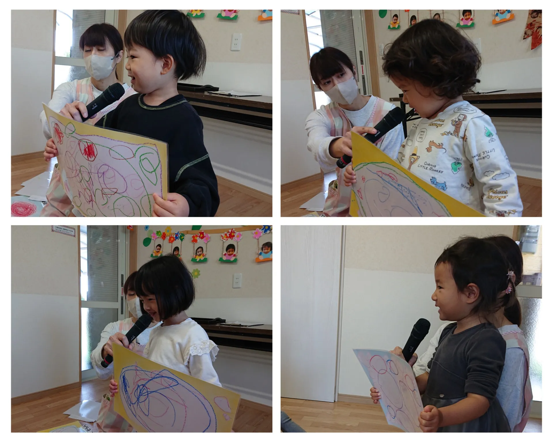 修了式の練習、広場で遊ぼう(りんご組、いちご組)