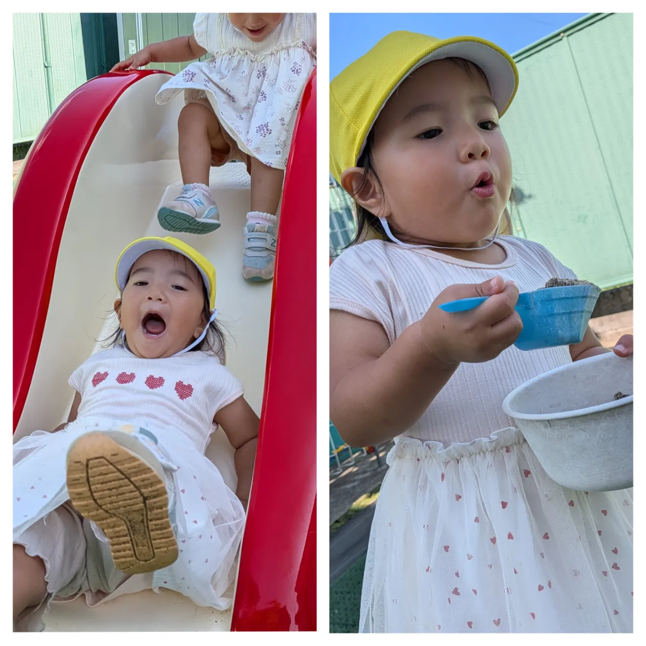 お庭で遊ぼう(いちご組)